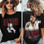 Elvis Presley Short Sleeve Button-Down Shirt – HOATT 1290