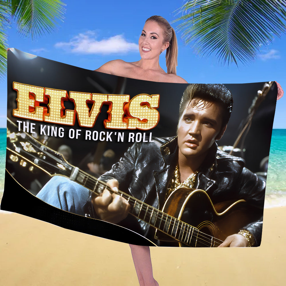 Elvis Presley Rectangle Beach Towel – TMTHU2992