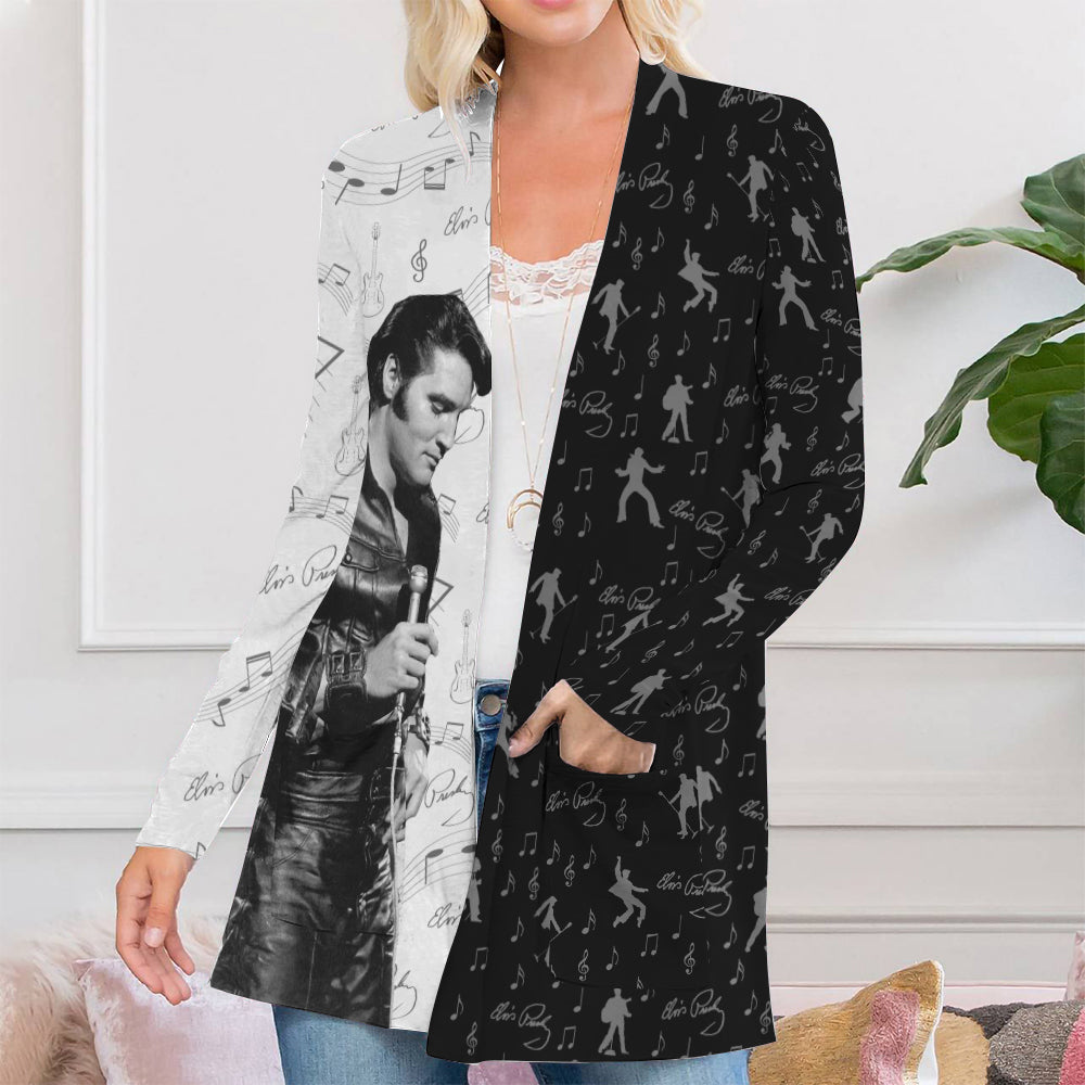 Elvis Presley Women's Patch Pocket Cardigan – HOATT 4440