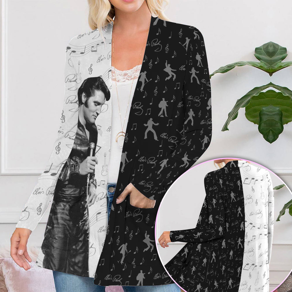 Elvis Presley Women's Patch Pocket Cardigan – HOATT 4440