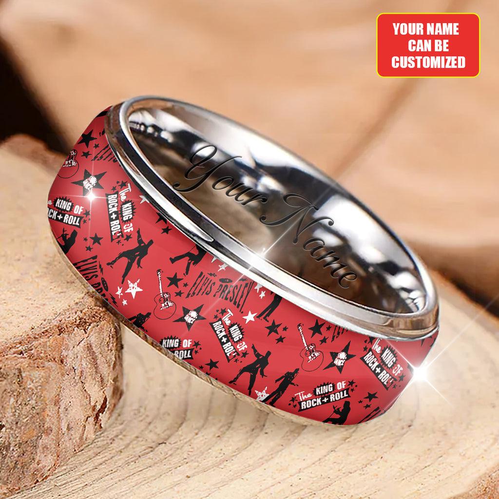 Personalized Elvis Presley Custom Alloy Ring – GNE4434