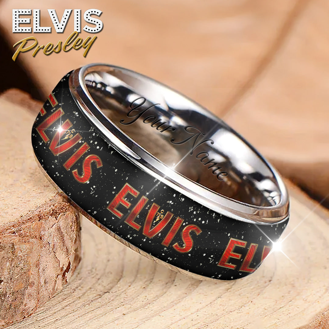 Personalized Elvis Presley Custom Alloy Ring – TANTN 14153