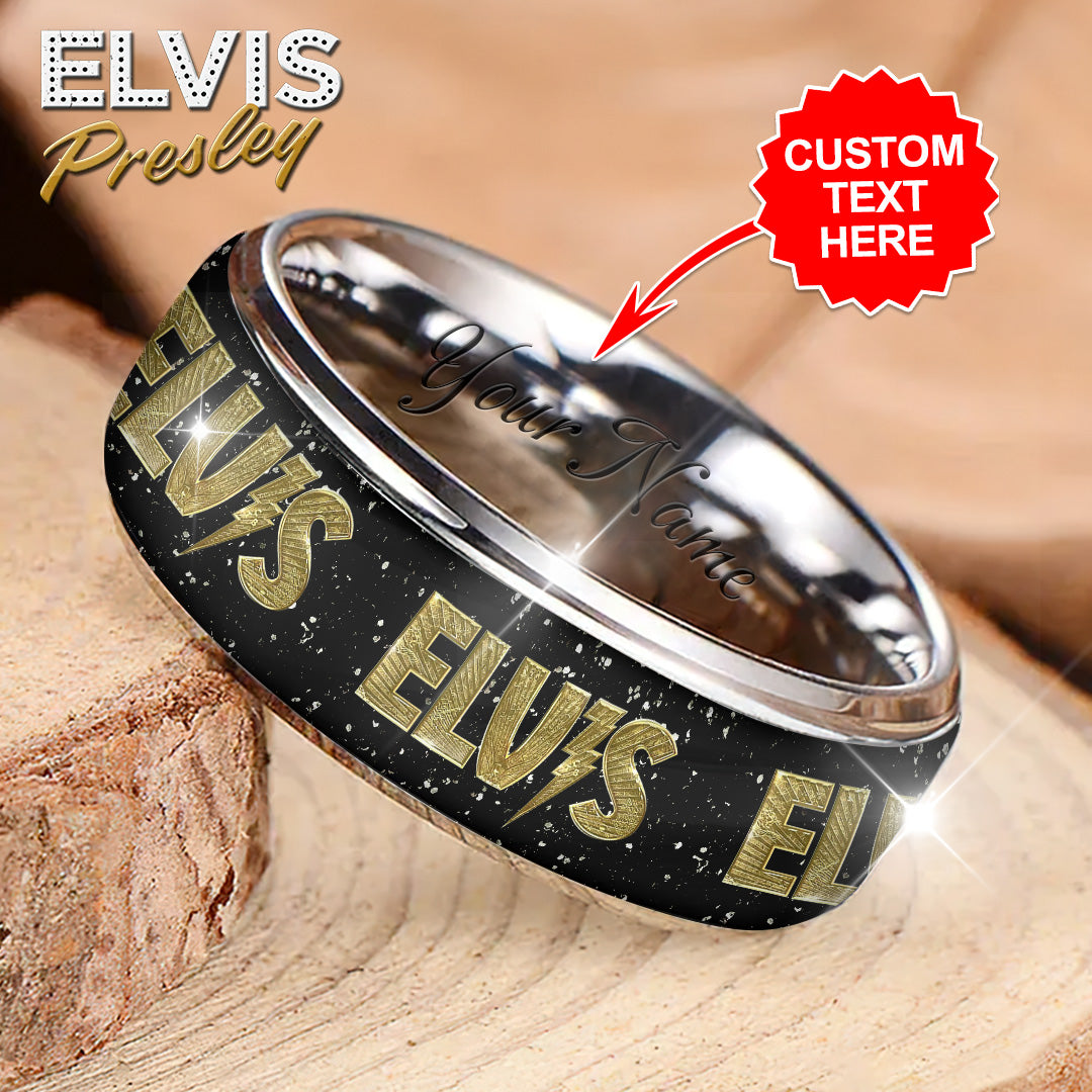 Personalized Elvis Presley Custom Alloy Ring – TANTN 14154