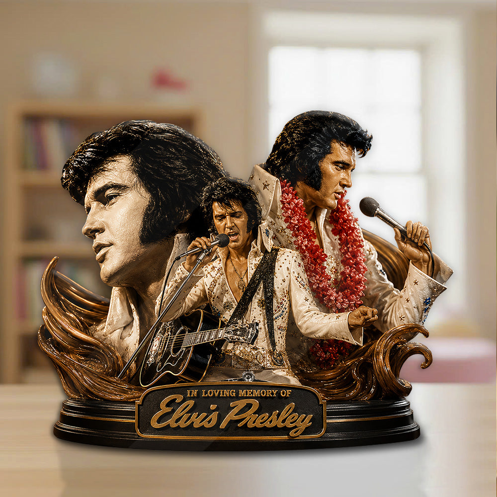 Elvis Presley Custom Shape Acrylic Plaque – GNE6641