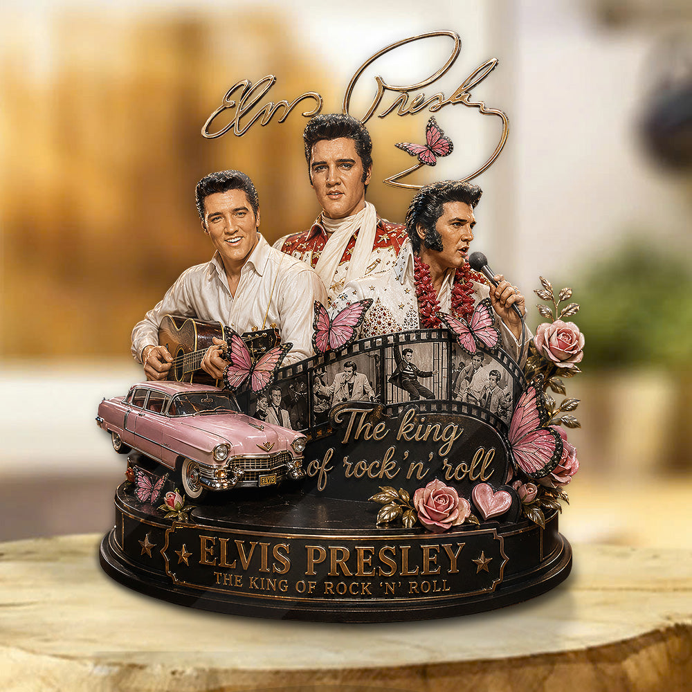 Elvis Presley Black Stainless Steel Watch – GNE 287