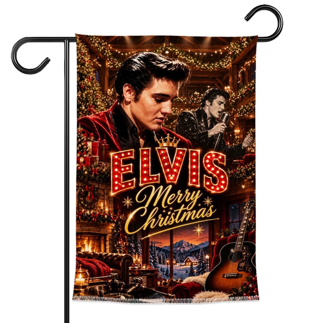 Elvis Presley Double-side Garden Flag – TANTN26065