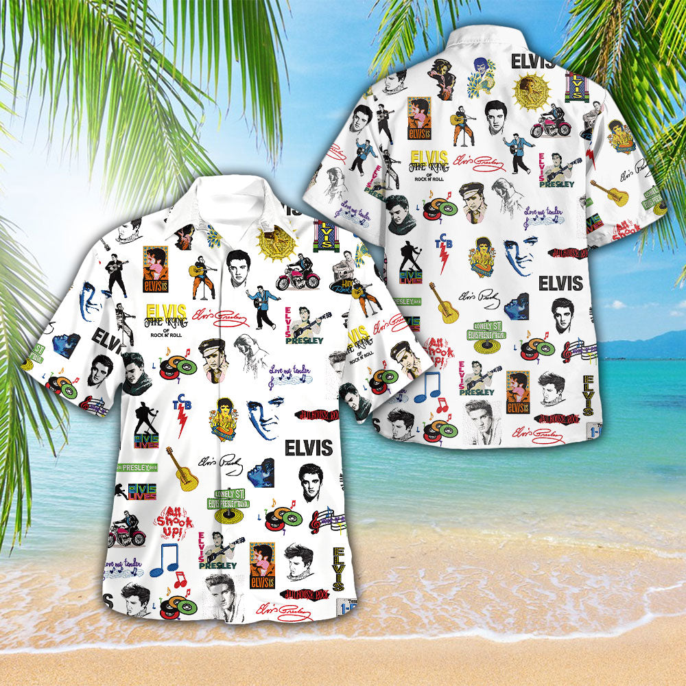 Elvis Presley 3D Hawaiian Apparel – GNE 868
