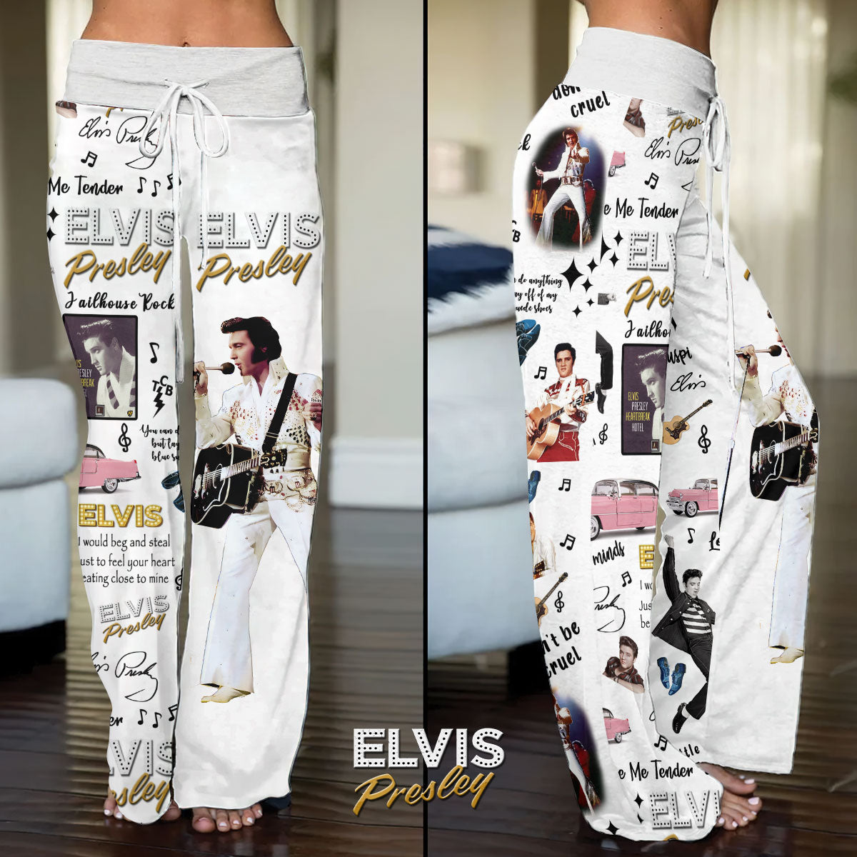 Elvis Presley High-Waisted Straight-Leg Trousers – HOATT 5884