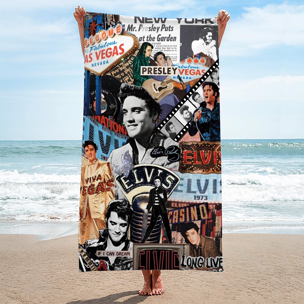 Elvis Presley Rectangle Beach Towel – TANTN 5596