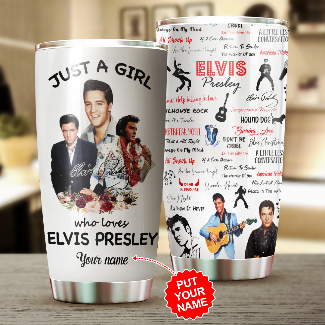 Personalized Elvis Presley Tumbler Cup – HOATT 986