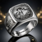 Elvis Presley 3D Engraved Ring – HOATT18531