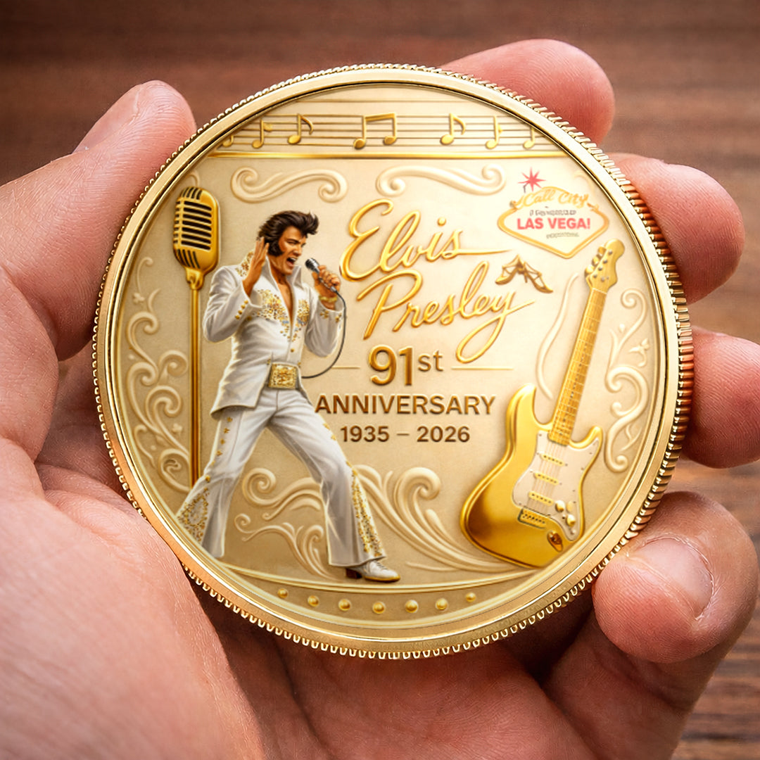 Elvis Presley 91st Commemorative Coin – GNE5425