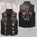 Elvis Presley Premium 2D Sleeveless Leather Vest – HOATT18766