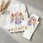 Elvis Presley Satin Pajama Set with Piping – HOATT20856