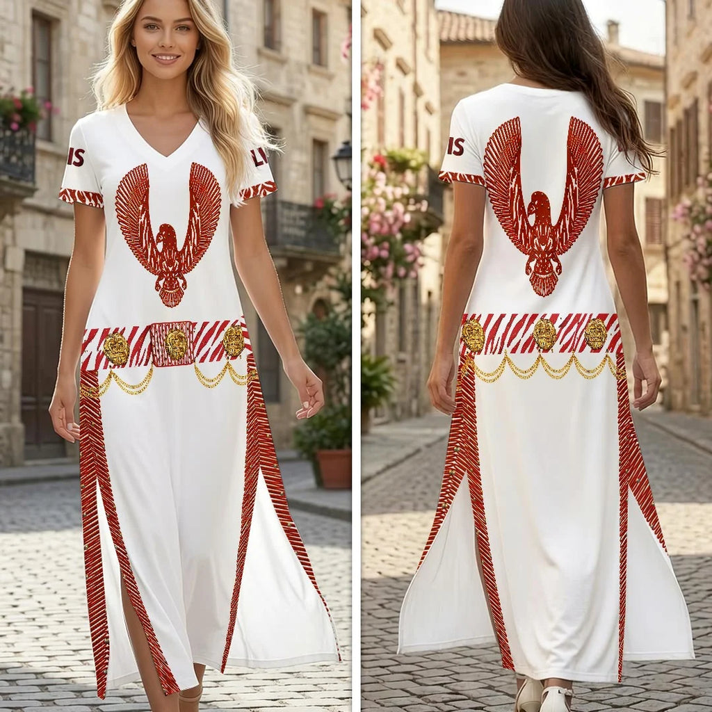 Elvis Presley Short Sleeve Maxi Dress – HOATT20895