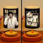 Elvis Presley Wooden Base Fabric Lamp – HOATT15997