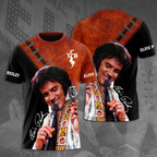 Elvis Presley Custom Shape 1-sided Keychain – TANTN 3740