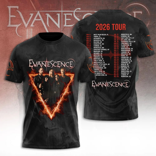 Evanescence Tour 2026 3D Apparel – TANTN25519