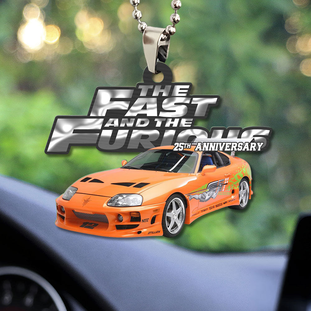 Fast & Furious 25th Anniversary 2026 Custom shape 1-sided Acrylic Car Ornament – GNE4792