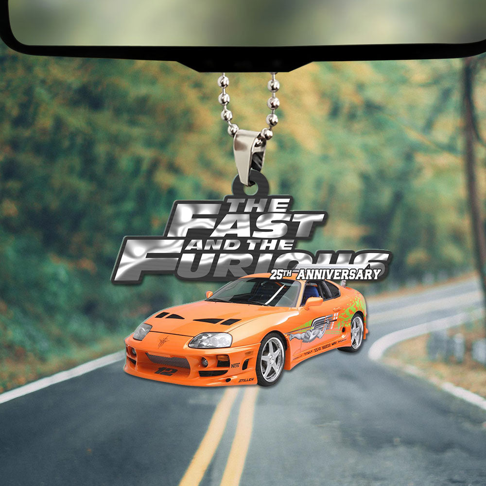 Fast & Furious 25th Anniversary 2026 Custom shape 1-sided Acrylic Car Ornament – GNE4792