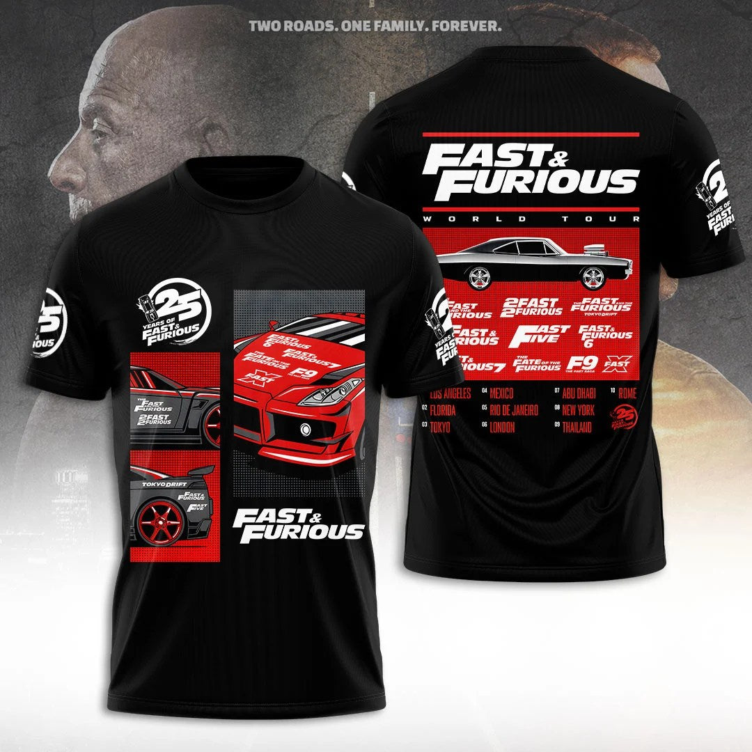 Fast & Furious 25th Anniversary 3D Apparel – TANTN25146