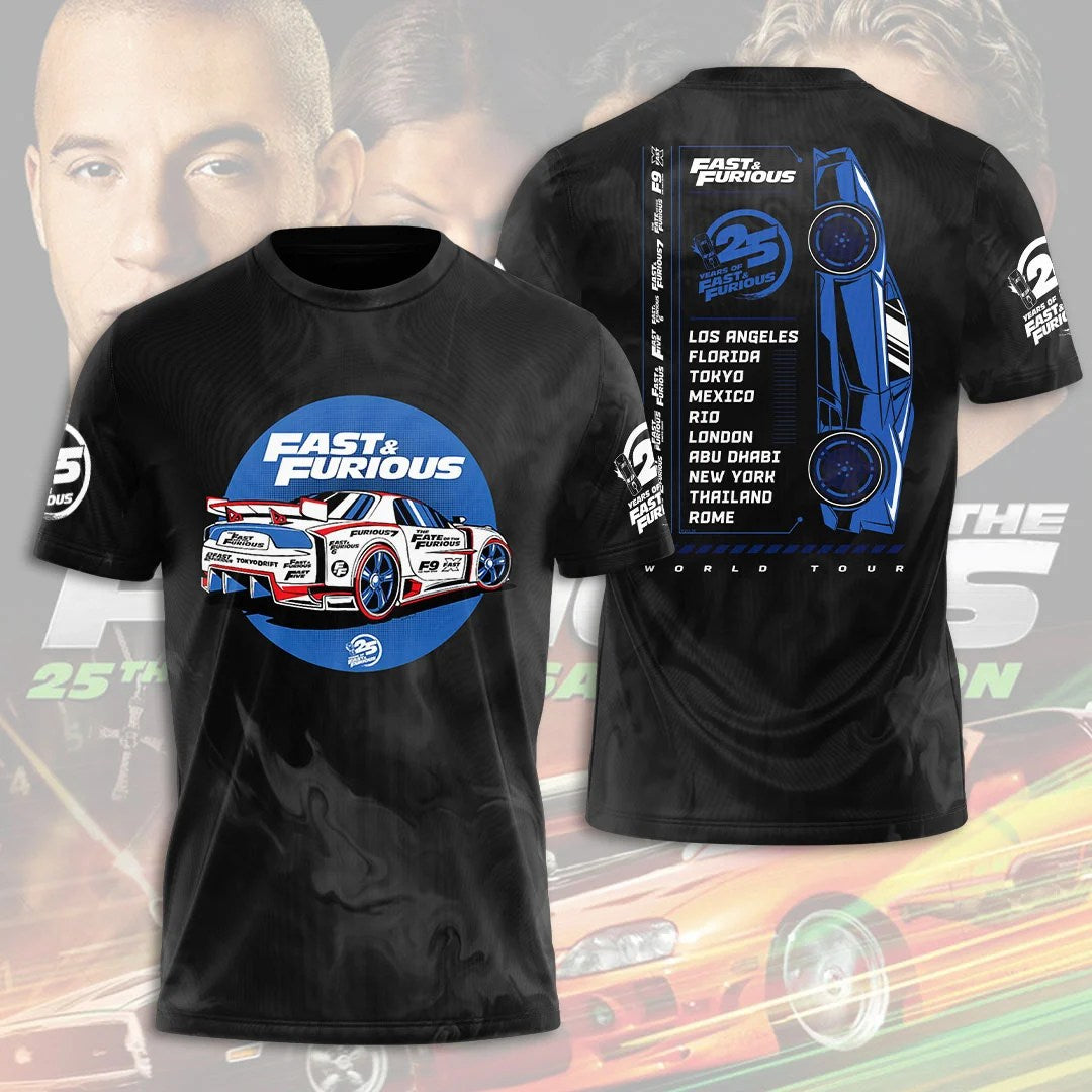 Fast & Furious 25th Anniversary 3D Apparel – TANTN25147