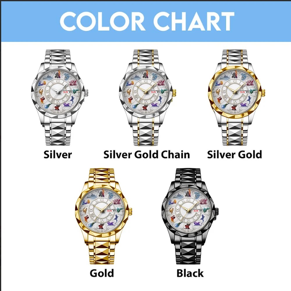 Final Fantasy Alloy Luxury Quartz Watch – GNE8385