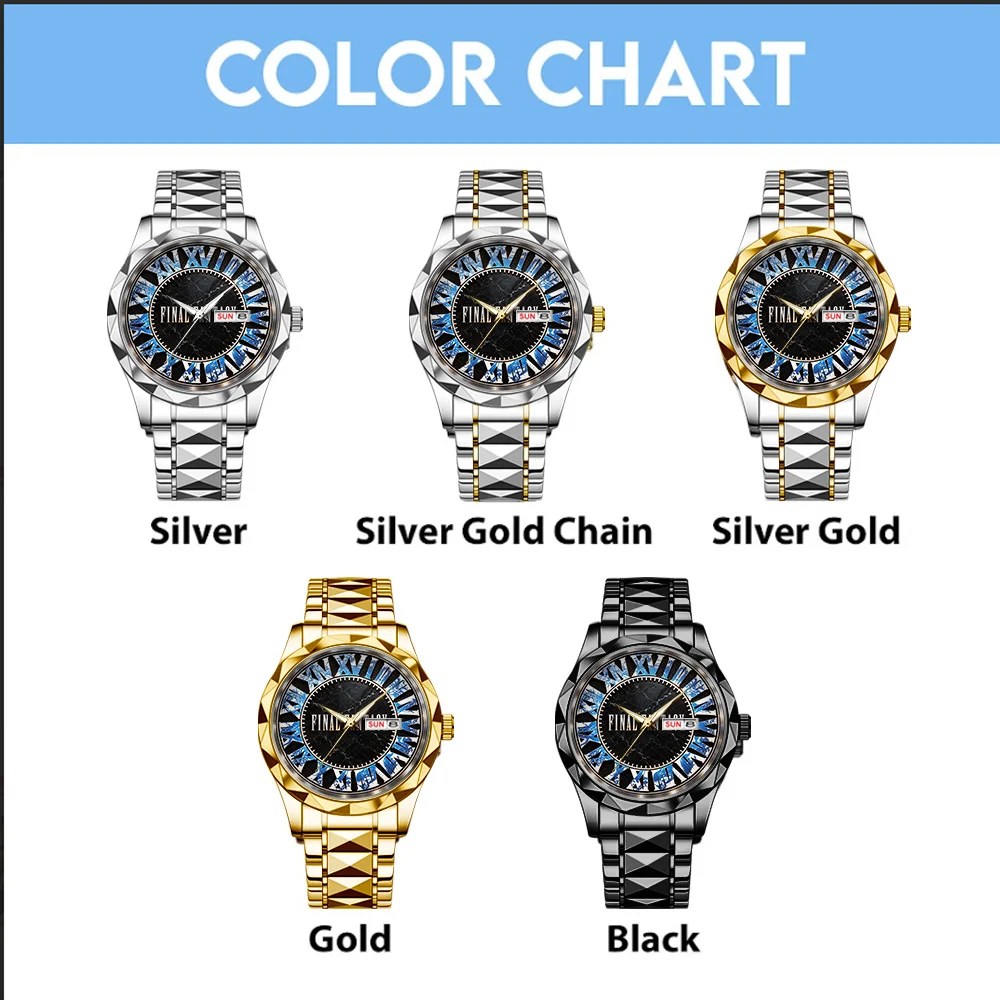 Final Fantasy Alloy Luxury Quartz Watch – GNE8764