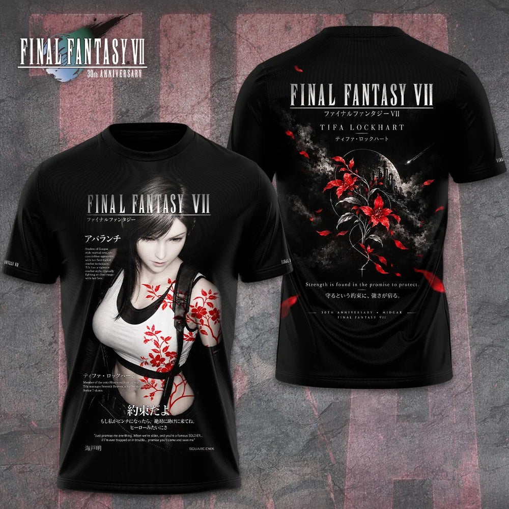 Final Fantasy VII x Tifa Lockhart 30th Anniversary 3D Apparel – GNE9006