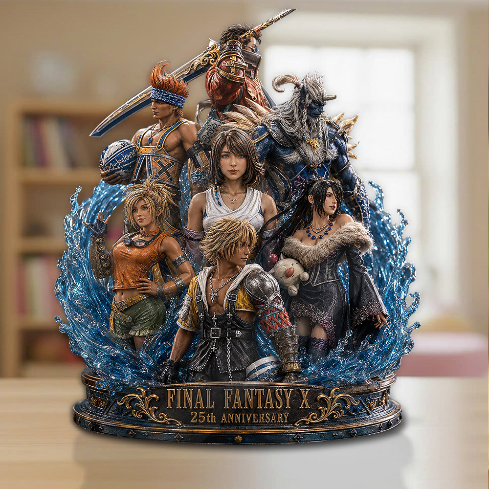 Final Fantasy X 25th Anniversary Custom Shape Acrylic Plaque – GNE6486