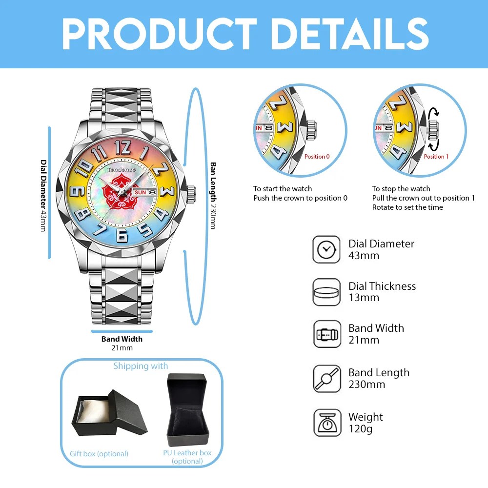 Final Fantasy X x Yuna 25th Anniversary Alloy Luxury Quartz Watch – GNE9166