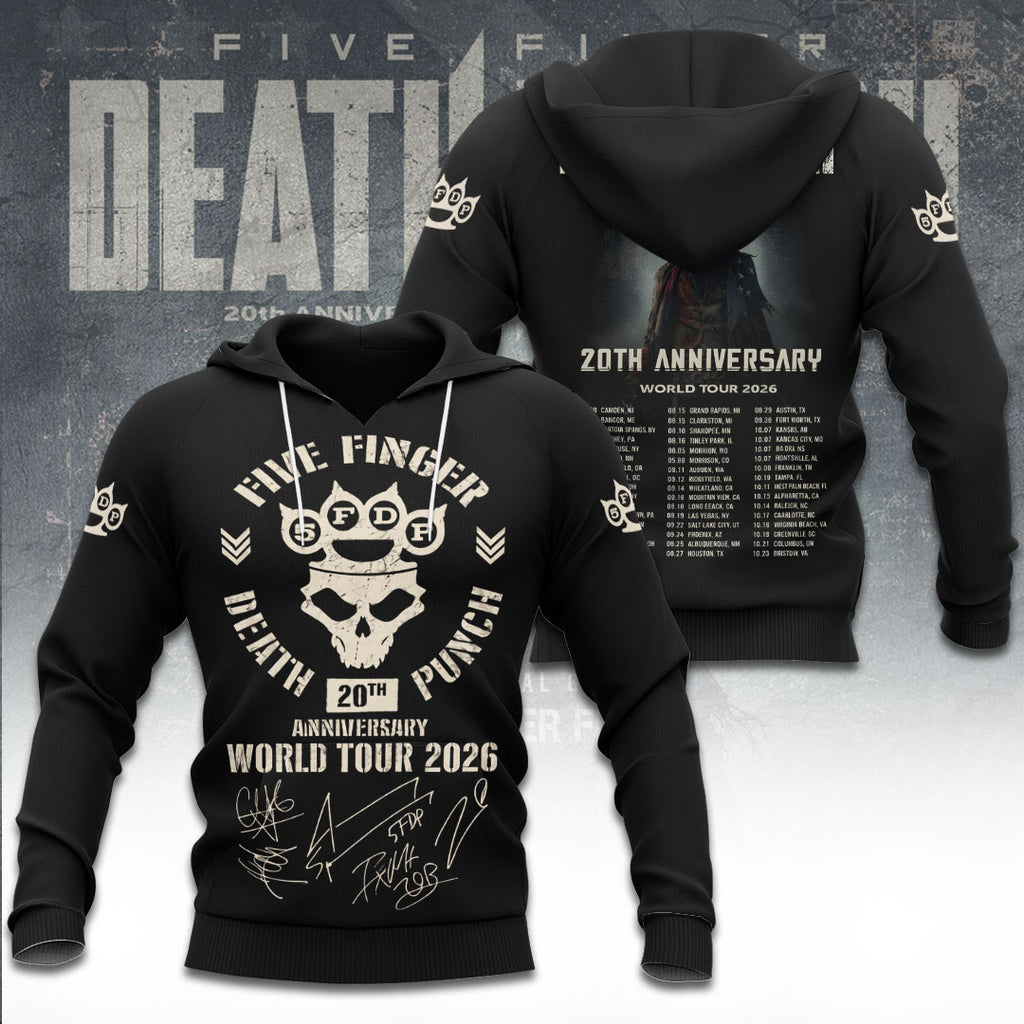 Five Finger Death Punch Tour 2026 3D Apparel – TANTN20301