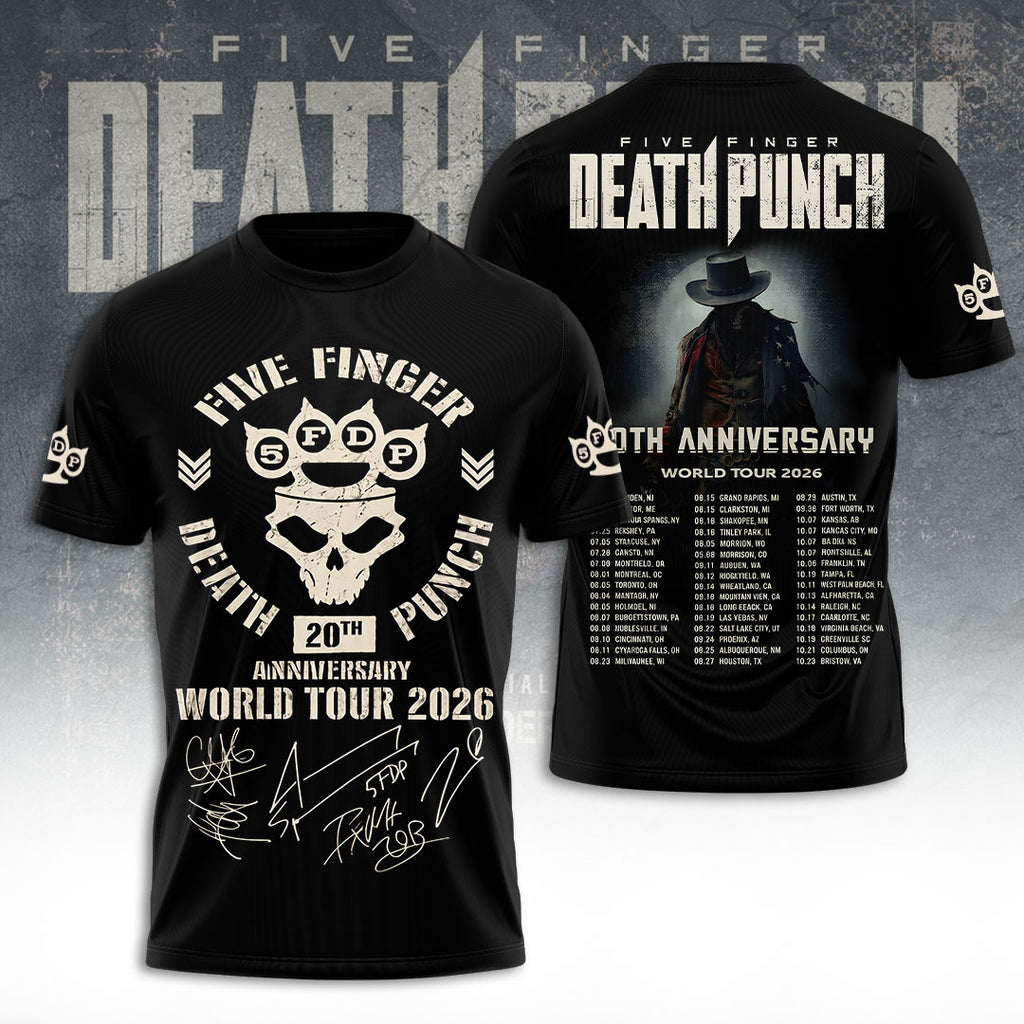 Five Finger Death Punch Tour 2026 3D Apparel – TANTN20301