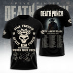 Five Finger Death Punch Tour 2026 3D Apparel – TANTN20301