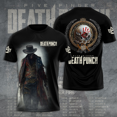 Five Finger Death Punch Tour 2026 3D Apparel – GNE4854