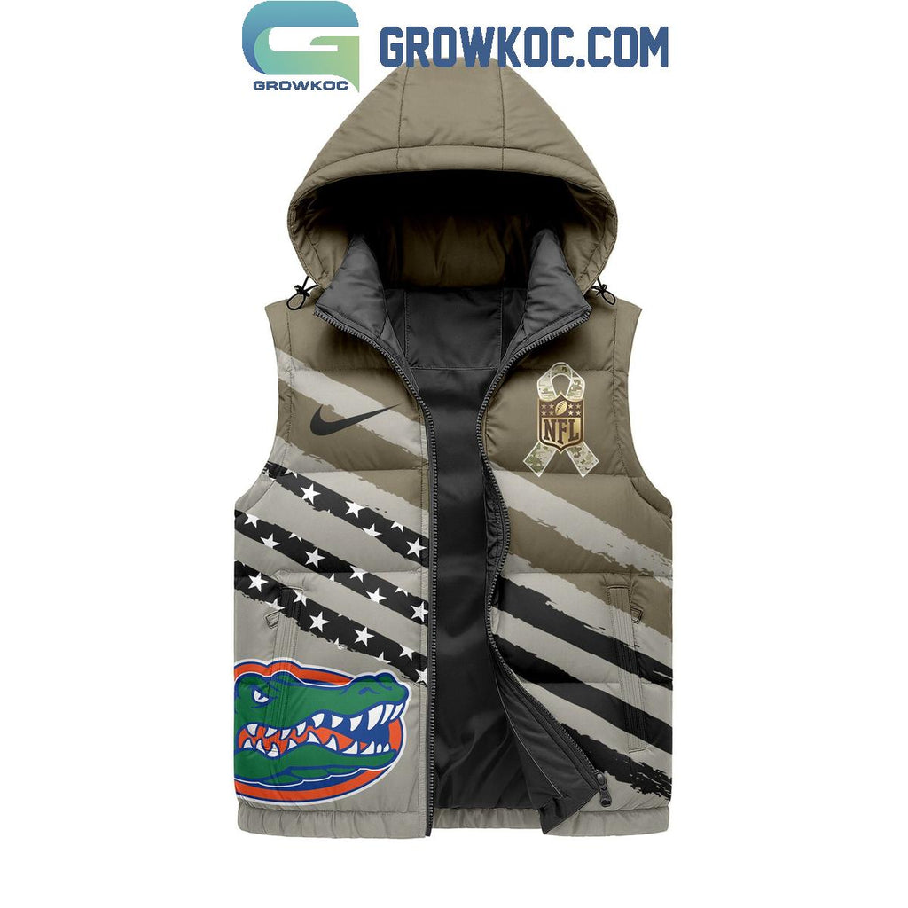 Florida Gators Salute To Service Sleeveless Puffer Jacket