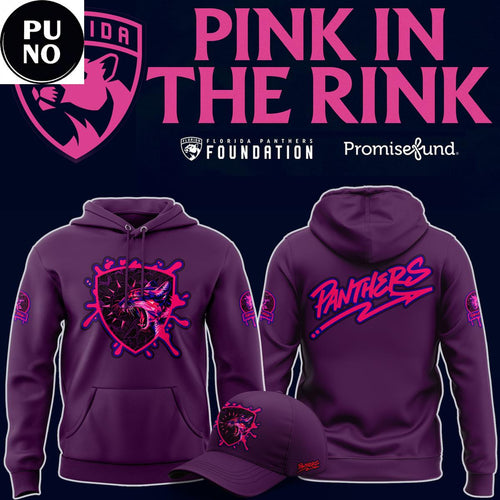 Florida Panthers 2026 Pink in the Rink Hoodie T-Shirt