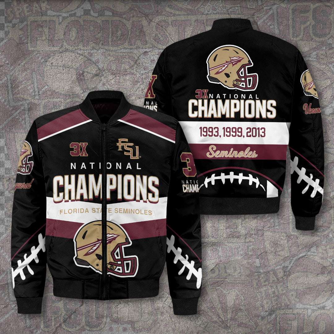 Florida State Seminoles Football 3D Bomber Jacket – TANTN19071