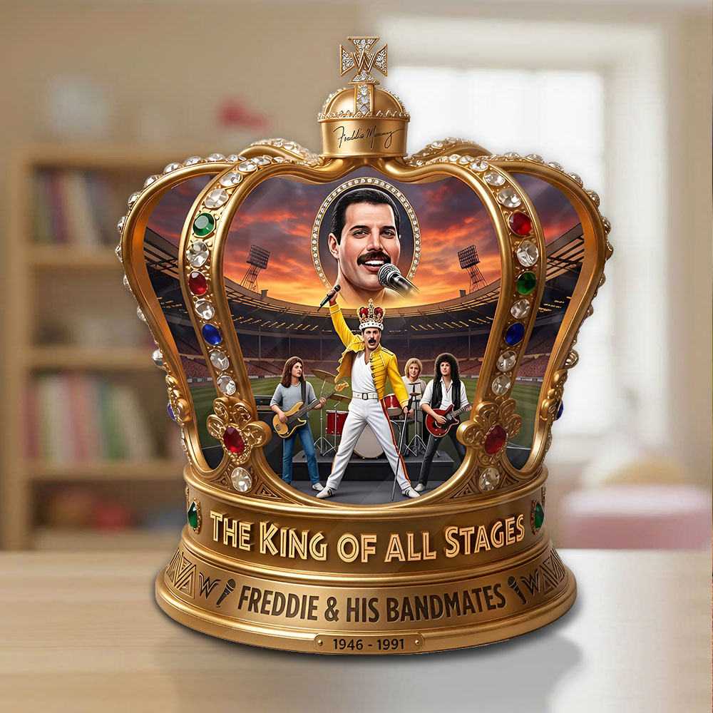Freddie Mercury 80th Anniversary 2026 Custom Shape Acrylic Plaque – TMTHU6354