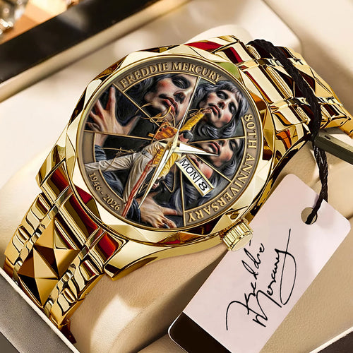 Freddie Mercury 80th Anniversary 2026 Alloy Luxury Quartz Watch – TMTHU4517