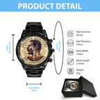 Freddie Mercury 80th Anniversary 2026 Black Stainless Steel Watch – TMTHU5537