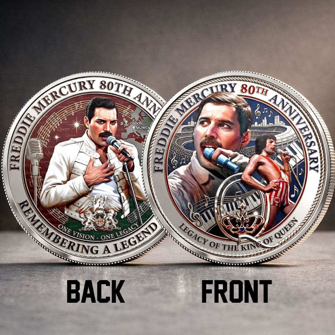 Freddie Mercury 80th Anniversary 2026 Commemorative Coin – TMTHU5329