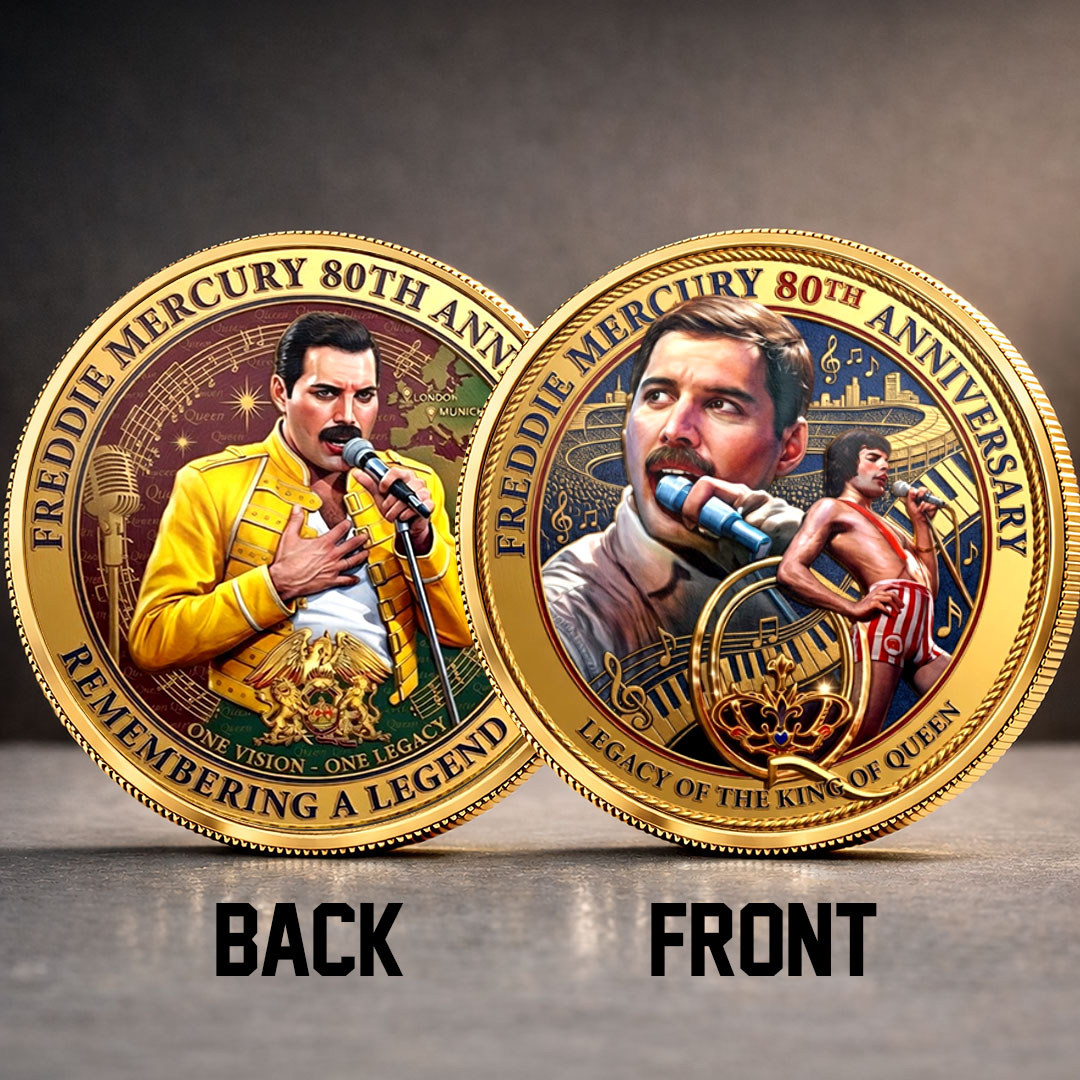 Freddie Mercury 80th Anniversary 2026 Commemorative Coin – TMTHU5329