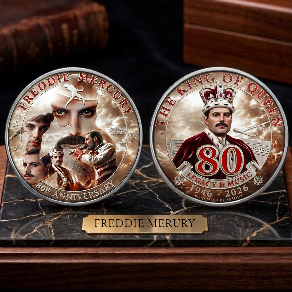 Freddie Mercury 80th Anniversary 2026 Commemorative Coin – TMTHU5331