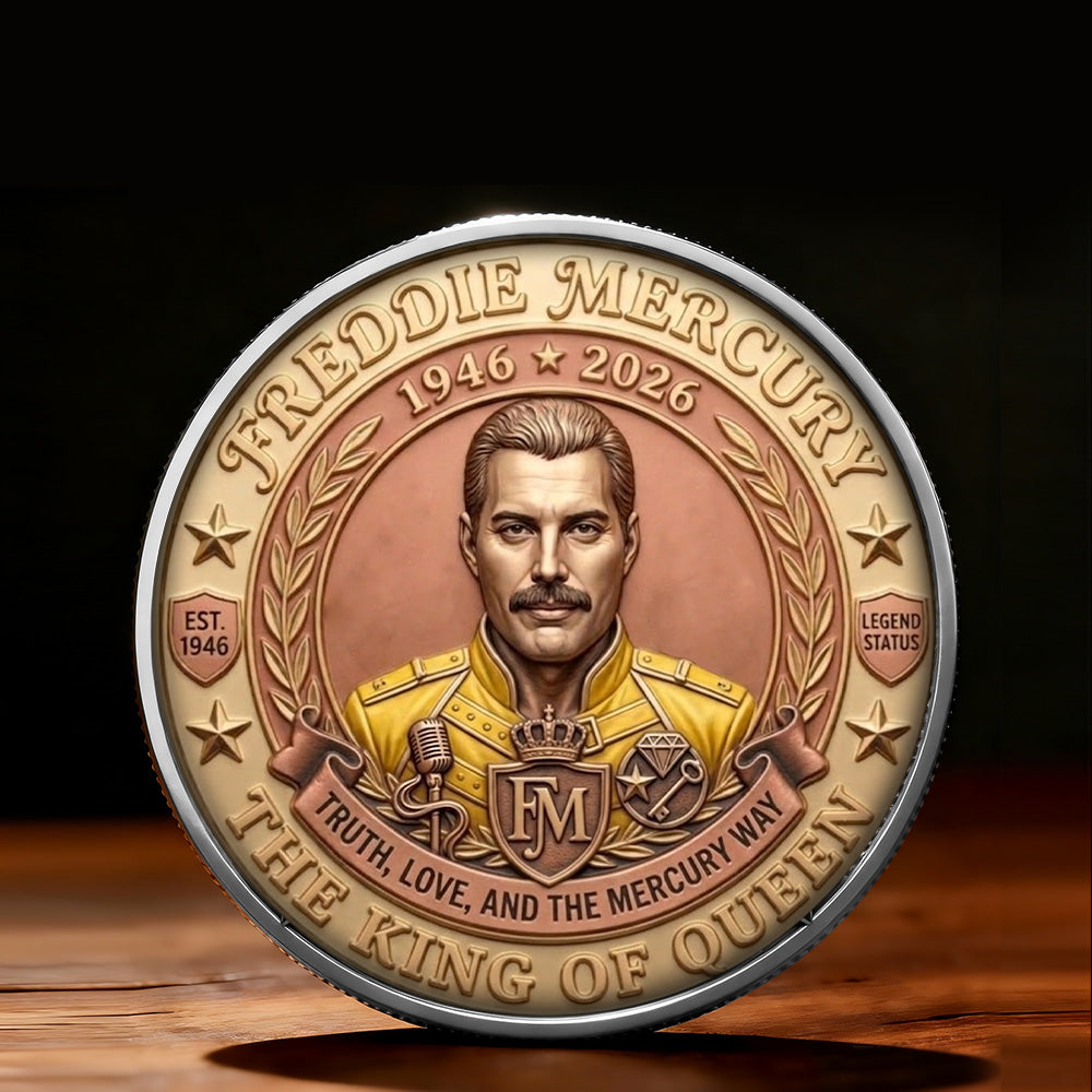 Freddie Mercury 80th Anniversary 2026 Commemorative Coin – TMTHU4618