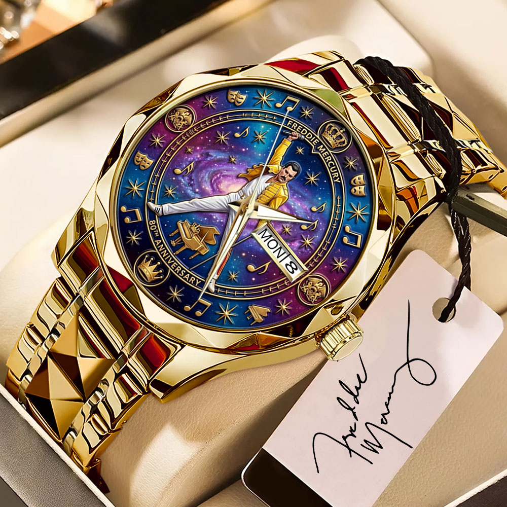 Freddie Mercury 80th Anniversary 2026 Alloy Luxury Quartz Watch – TMTHU4534