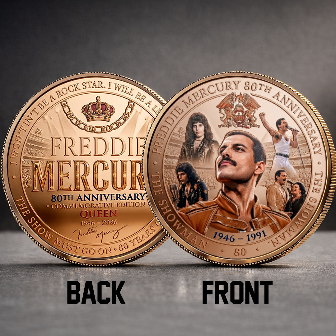 Freddie Mercury 80th Anniversary Commemorative Coin – TMTHU6116