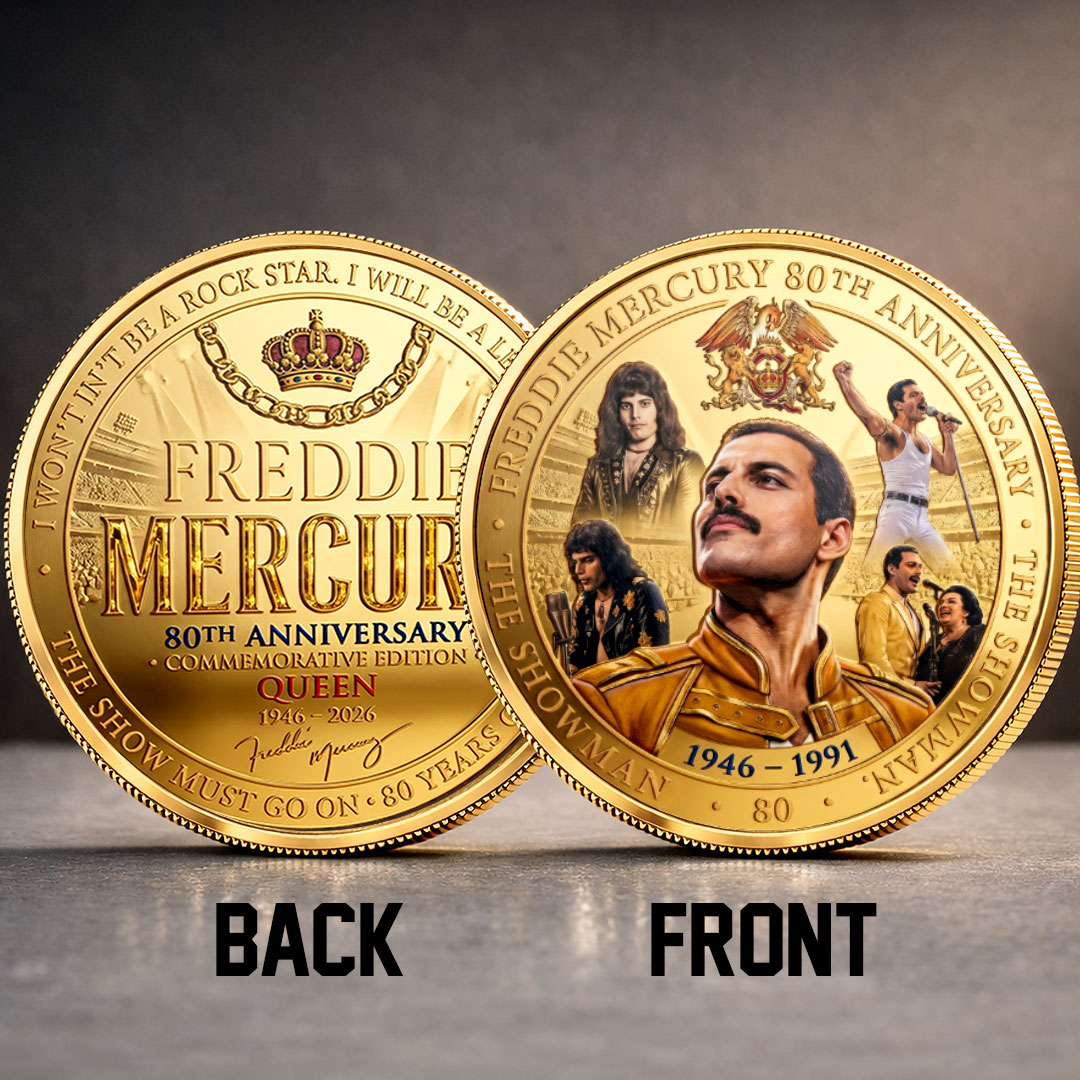Freddie Mercury 80th Anniversary Commemorative Coin – TMTHU6116