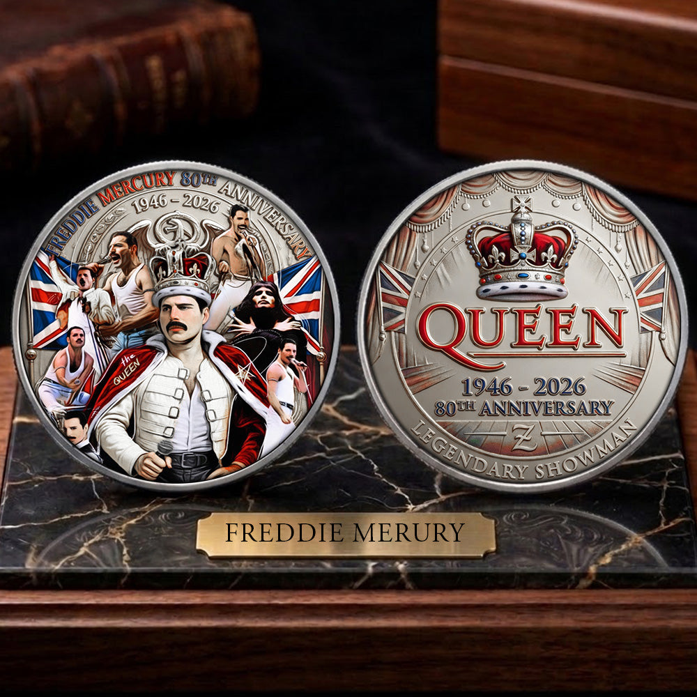 Freddie Mercury 80th Anniversary Commemorative Coin – TMTHU6118