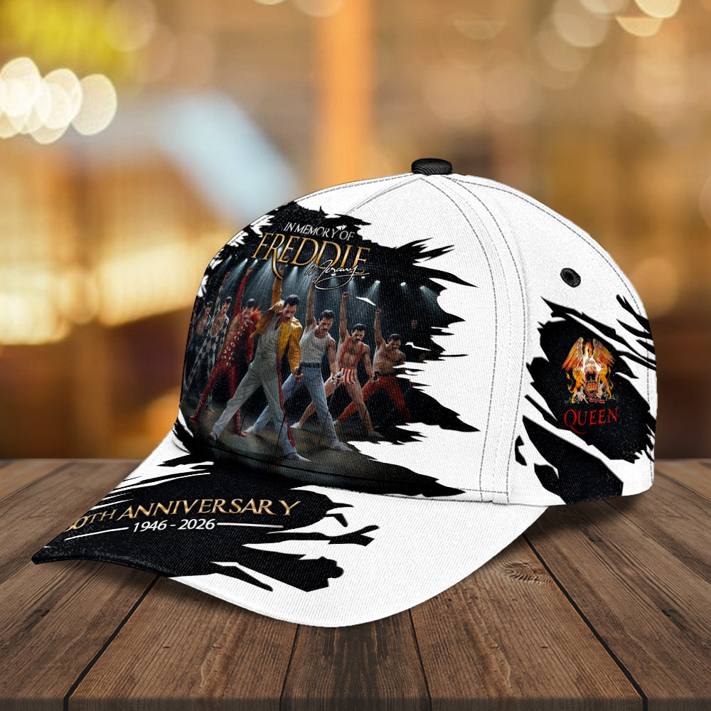 Freddie Mercury 80th Anniversary Classic Cap – MAITM14651